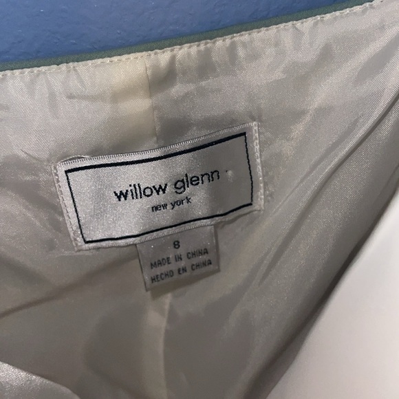 Willow Glen New York Retro 50's Style Dress Size 8 Ivory Blue And Brown. B3 - Picture 5 of 6